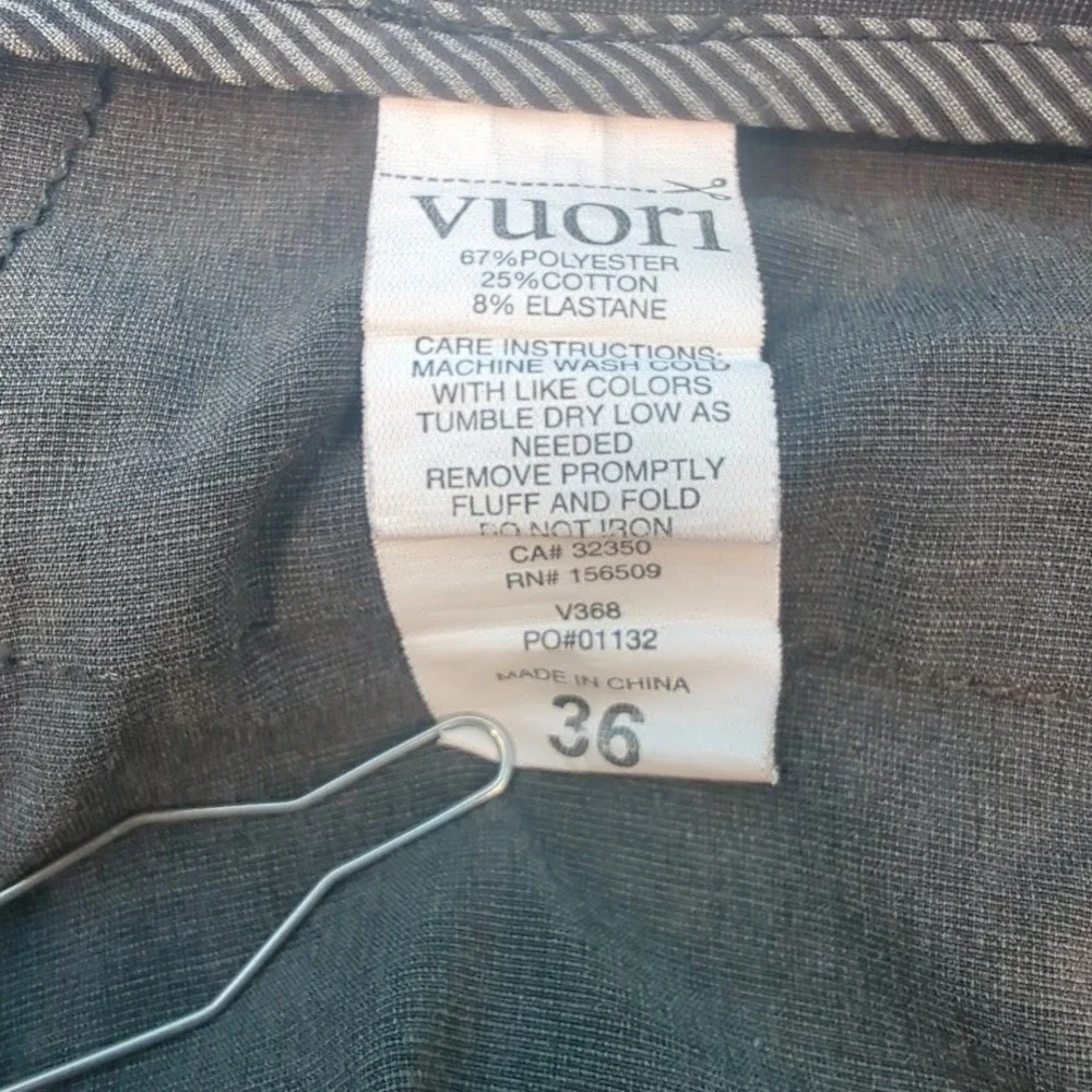 Vuori Shorts Mens 38 (Tagged 36) Gray Performance Stretch Chino Casual Golf V368